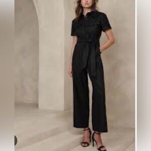 Banana Republic Trendy Black Jumpsuit